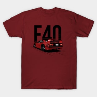 EDM - Classic Italian F40 - CarCorner T-Shirt